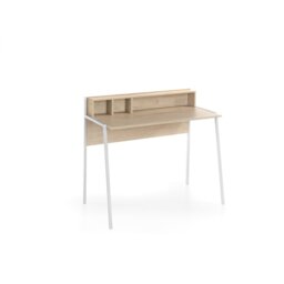 Valluri Metal Base Writing Desk