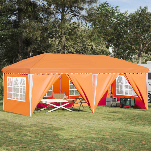 Vidaxl Pop-Up Party Tent 210D Oxford With Sliver Coating Event Shelter Gazebo