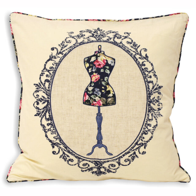 Victoria Feathers Floral Square Scatter Cushion with Filling