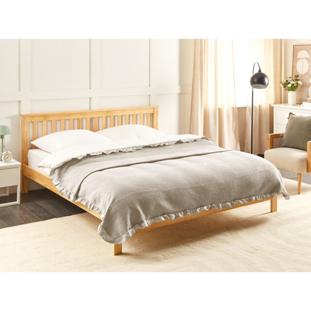 HATTON Cotton Solid Colour Bedspread