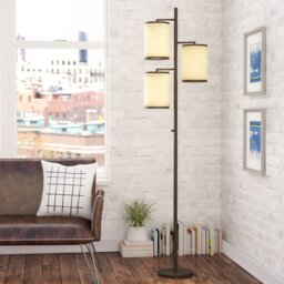 Deroche 188cm Antique Bronze Tree Floor Lamp