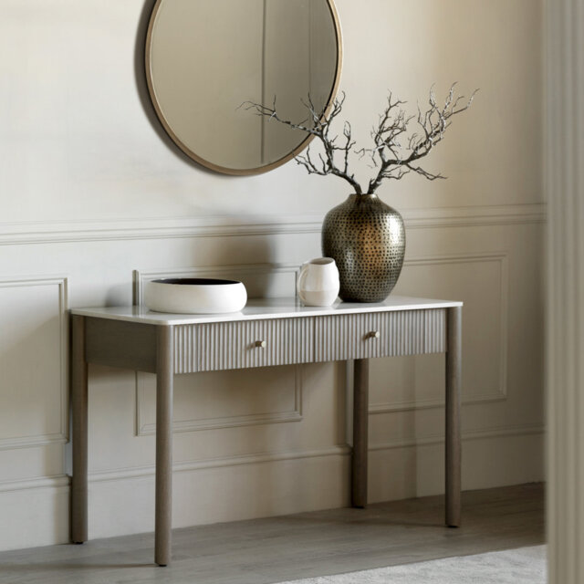 Nathaya 130cm Marble Top Console Table