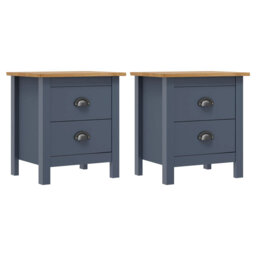 Perley Bedside Cabinet Hill 46x35x49.5 cm Solid Pine Wood