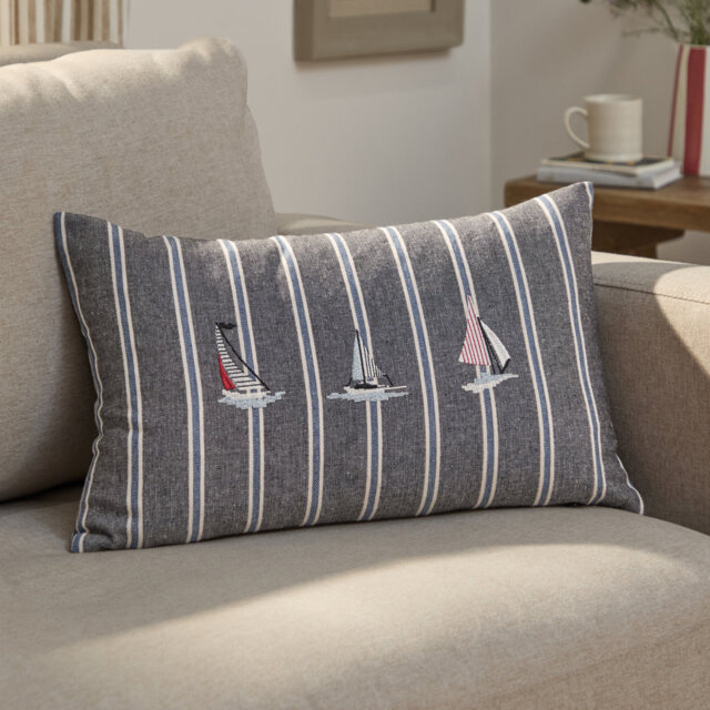 Ashritha Striped Cushion Cover