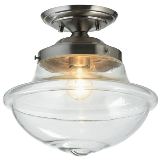 Ceasar Glass Flush Mount
