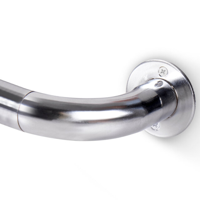 Alonnie Extendable Metal Curtain Pole Room Darkening Single Curtain Rod