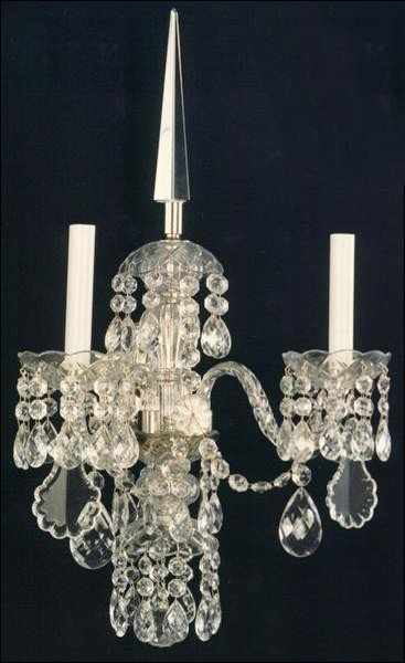 Benfield Glass Candle Wall Light
