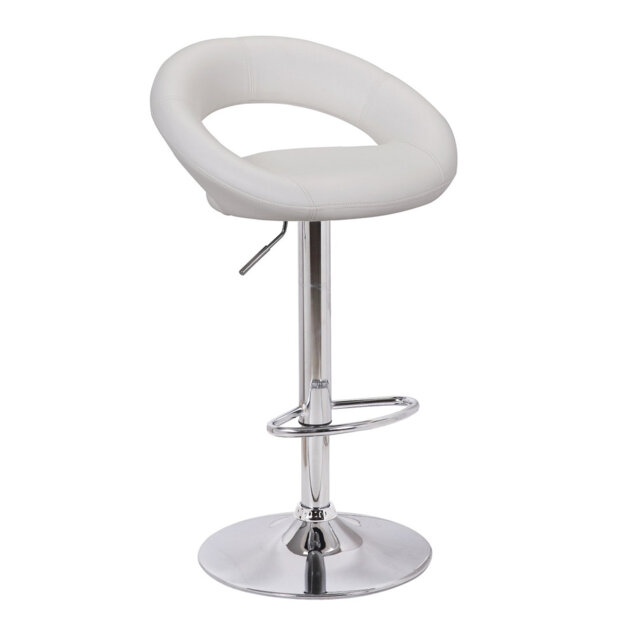 Sorrento Swivel Upholstered Adjustable Height Counter Stool with Metal Frame