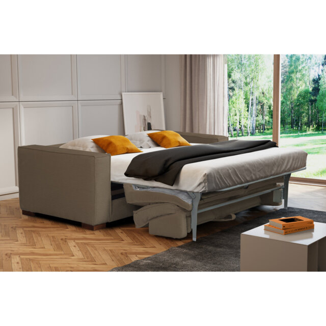 Maximina Sofa Bed with Mattress in Cord Fabric