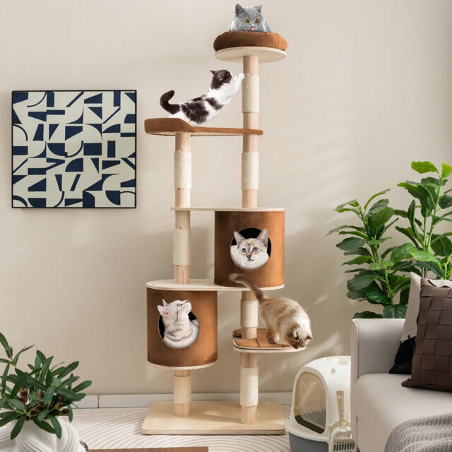 Teviston 74.67cm H Cat Tree