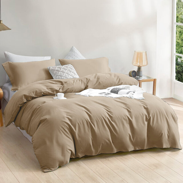 Luxury 4-Piece Microfiber Duvet Cover Complete Set