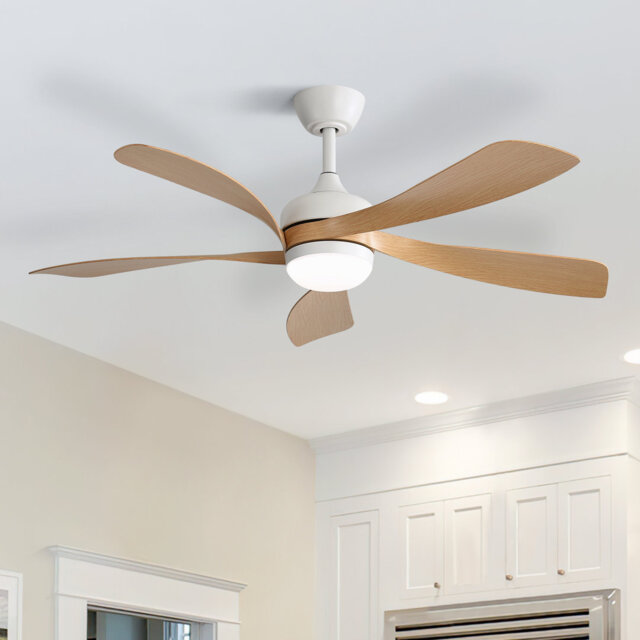 132 cm Modern Ceiling Fan with Led Light and Remote Control