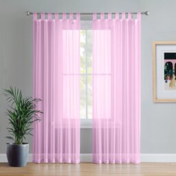 Birdsall Tab Top Sheer Single Curtain Panel