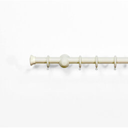 Norgren 28 mm Fixed Length Multi Finials Wooden Curtain Poles