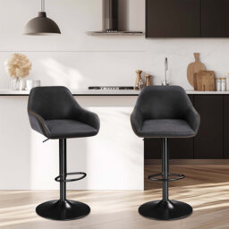 Bigvai Adjustable Height Counter Stool with Metal Frame