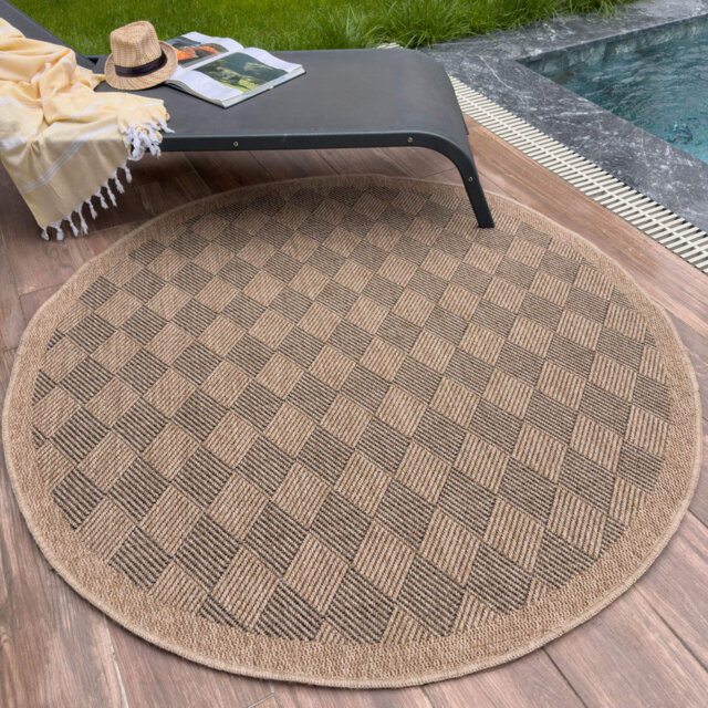 Nature Outdoor Rug in Dark Grey - 5300DG