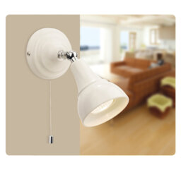 Country 1-Light Wall Spotlight
