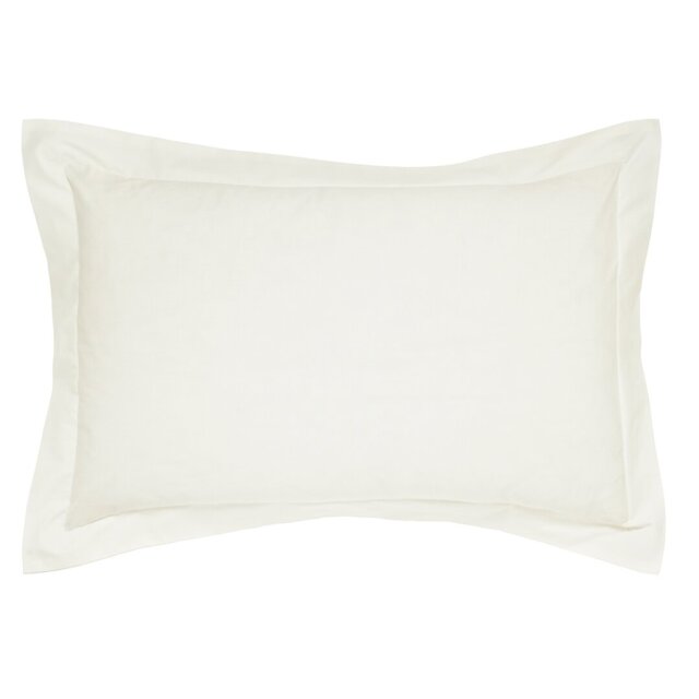HELENA SPRINGFIELD PLAIN DYE 180 Thread Count Plain Cotton Blend Pillowcase