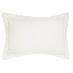 HELENA SPRINGFIELD PLAIN DYE 180 Thread Count Plain Cotton Blend Pillowcase