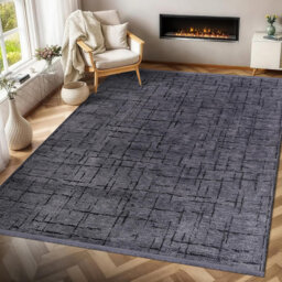 Non Slip Area Rug Low Pile Bedroom Rugs Machine Washable Floor Mat Living Room Carpet - NT0201
