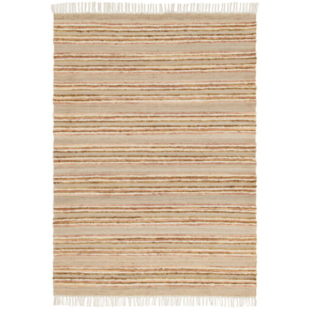 Abrar Hand Loomed Brown/Beige/Yellow/Pink/White Rug