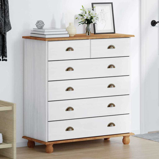 Chest Of Drawer Solid Pine Wood