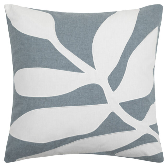 Bodhi Bodhi Floral Cushion Feathers Floral Square Scatter Cushion Cushion With Filling