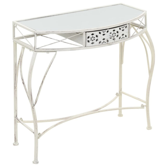 Charlize Glass Top End Table