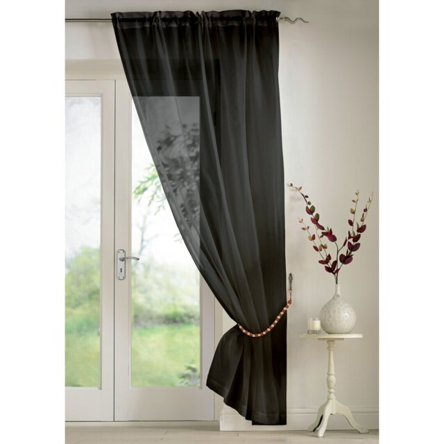 Billerica Slot Top Panel Sheer Curtain