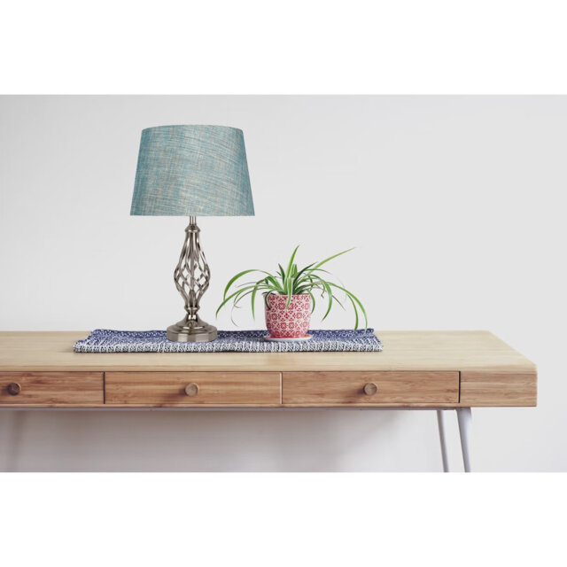 Cortaro Metal Barley Twist Classic Table Lamp