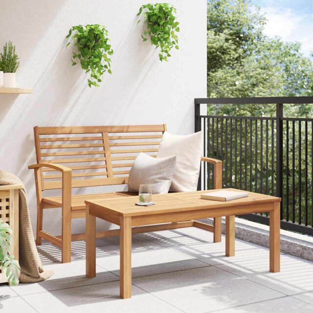 Garden Bench and Table Set