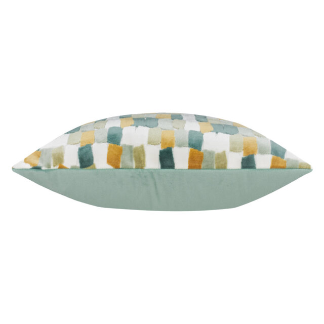 Metro Blocks Abstract Square Cushion