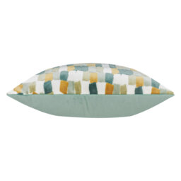 Metro Blocks Abstract Square Cushion