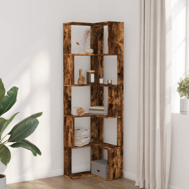179cm H x 50cm W Corner Bookcase