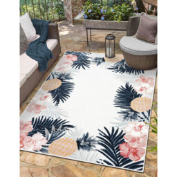 Quedgeley Floral Indoor / Outdoor Area Rug