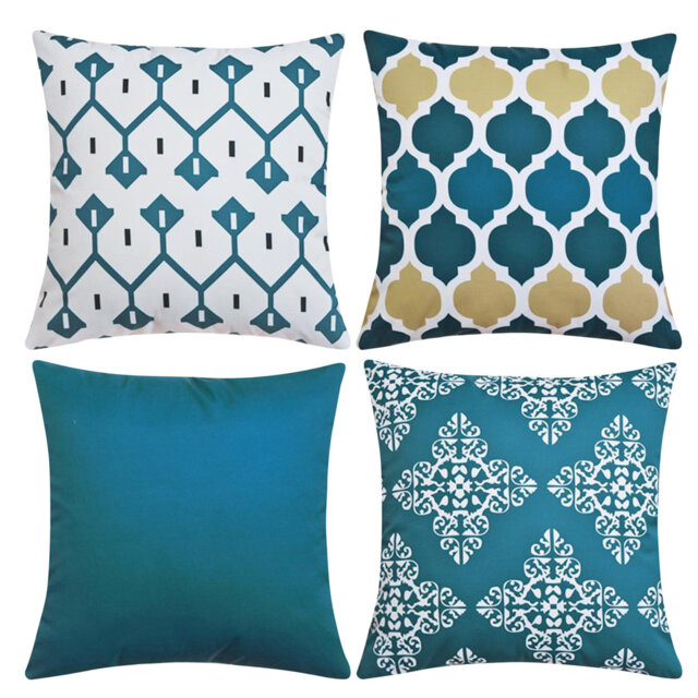 Batina Indoor / Outdoor Geometric Square Cushion Cover