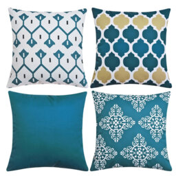 Batina Indoor / Outdoor Geometric Square Cushion Cover
