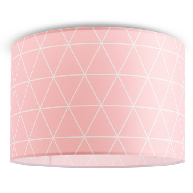 Danes Fabric Flush Ceiling Light