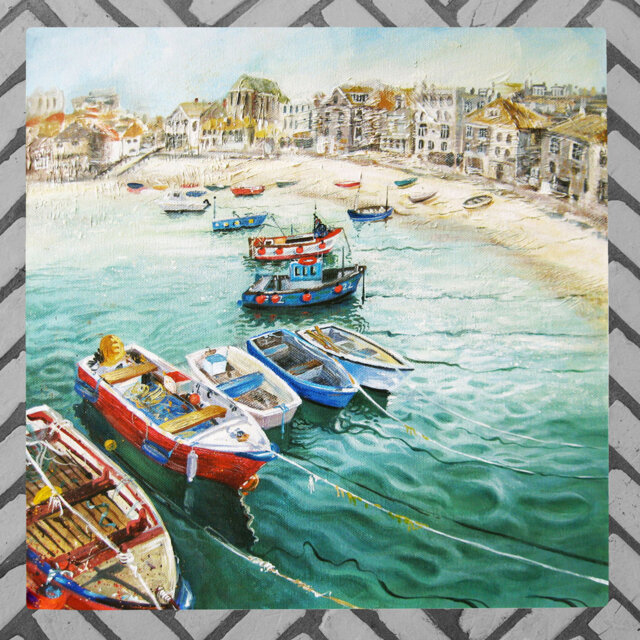 JUDITH YATES Farmhouse Nautical & Beach Wall Decor on Ceramic