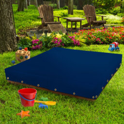 Heavy Duty Multipurpose Outdoor Waterproof Sandbox Cover, Durable & UV Resistant Patio Sandpit cover