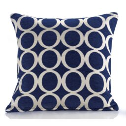 Broward Oh Geometric Cushion with Feather Filling