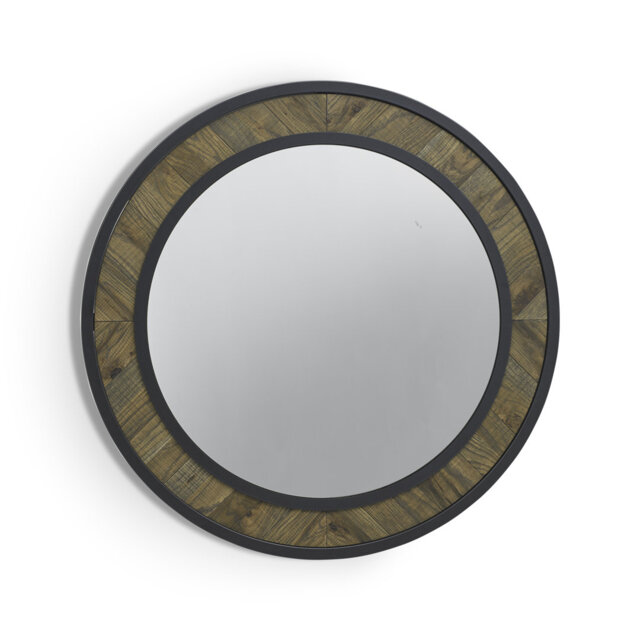 Septimus Solid And Engineered Wood Flat Wall Mirror