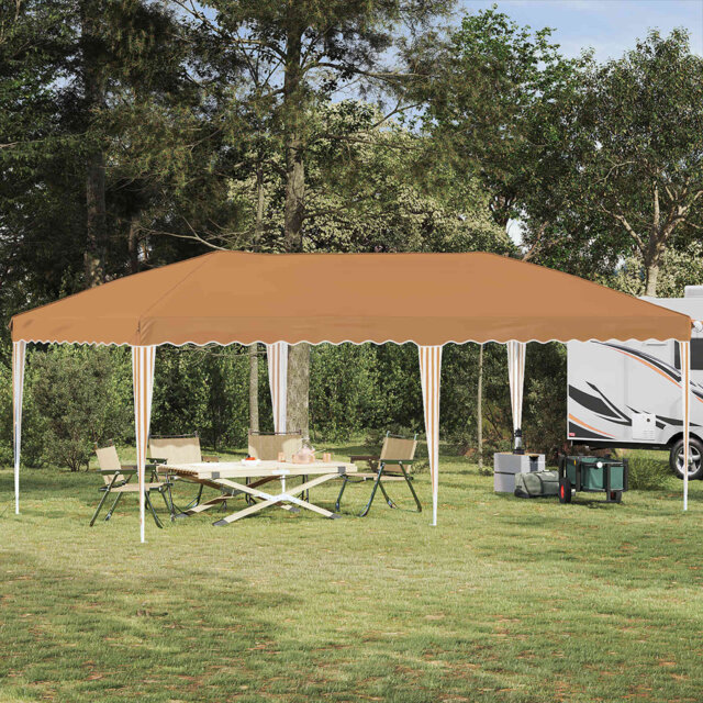 Vidaxl Pop-Up Party Tent 210D Oxford With Sliver Coating Event Shelter Gazebo