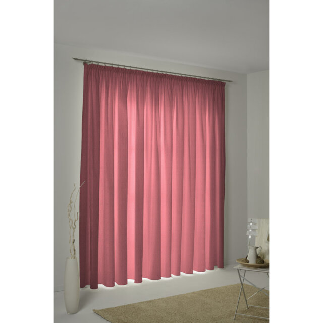 Uni Collection 100% Cotton Room Darkening Curtain Single Panel