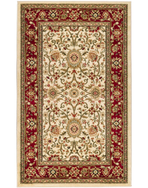 Lyndhurst Oriental Area Rug In Ivory / Red