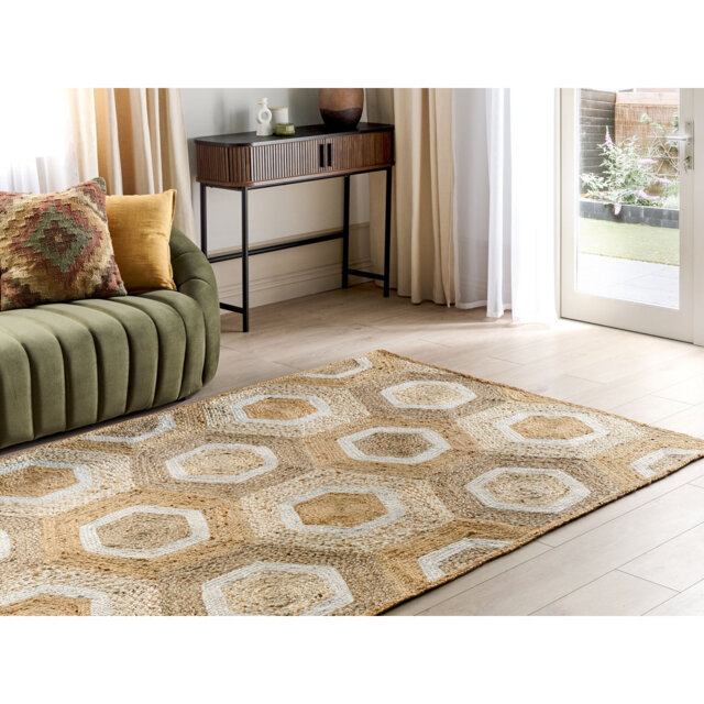 Loughlam Flatweave Beige Rug