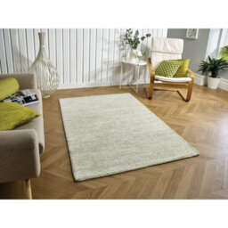 Magdaleno Hand Tufted Wool Green Rug