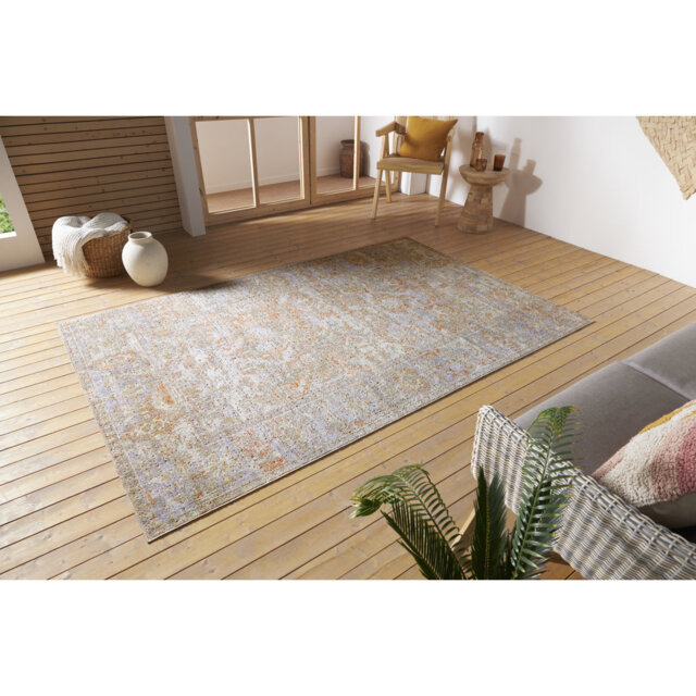 Port Said Cream/Red Indoor/Outdoor Rug