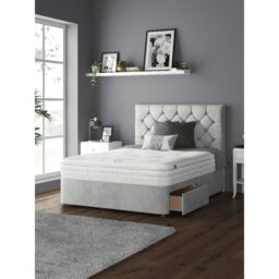 Eberhardt Upholstered UK Double - DE 135 X 190 Cm Divan Bed