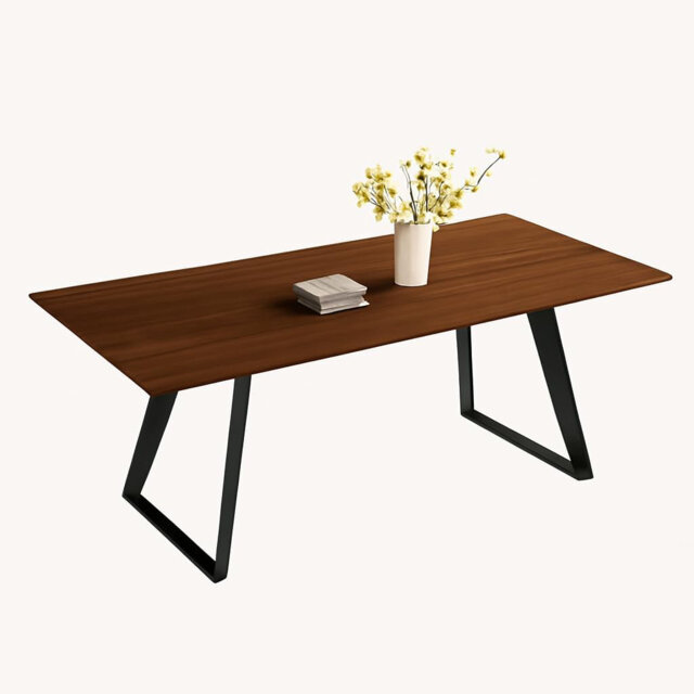 Extendable 130Cm To 170Cm'' Pedestal Dining Table With U-Metal Legs, Space Saving For Small Areas, Kitchen Home Table Furniture (1 Table)